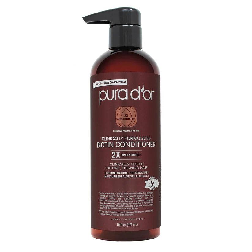 PURA D'OR Professional Grade Clinically Formulated Biotin Conditioner - The Curl Lounge