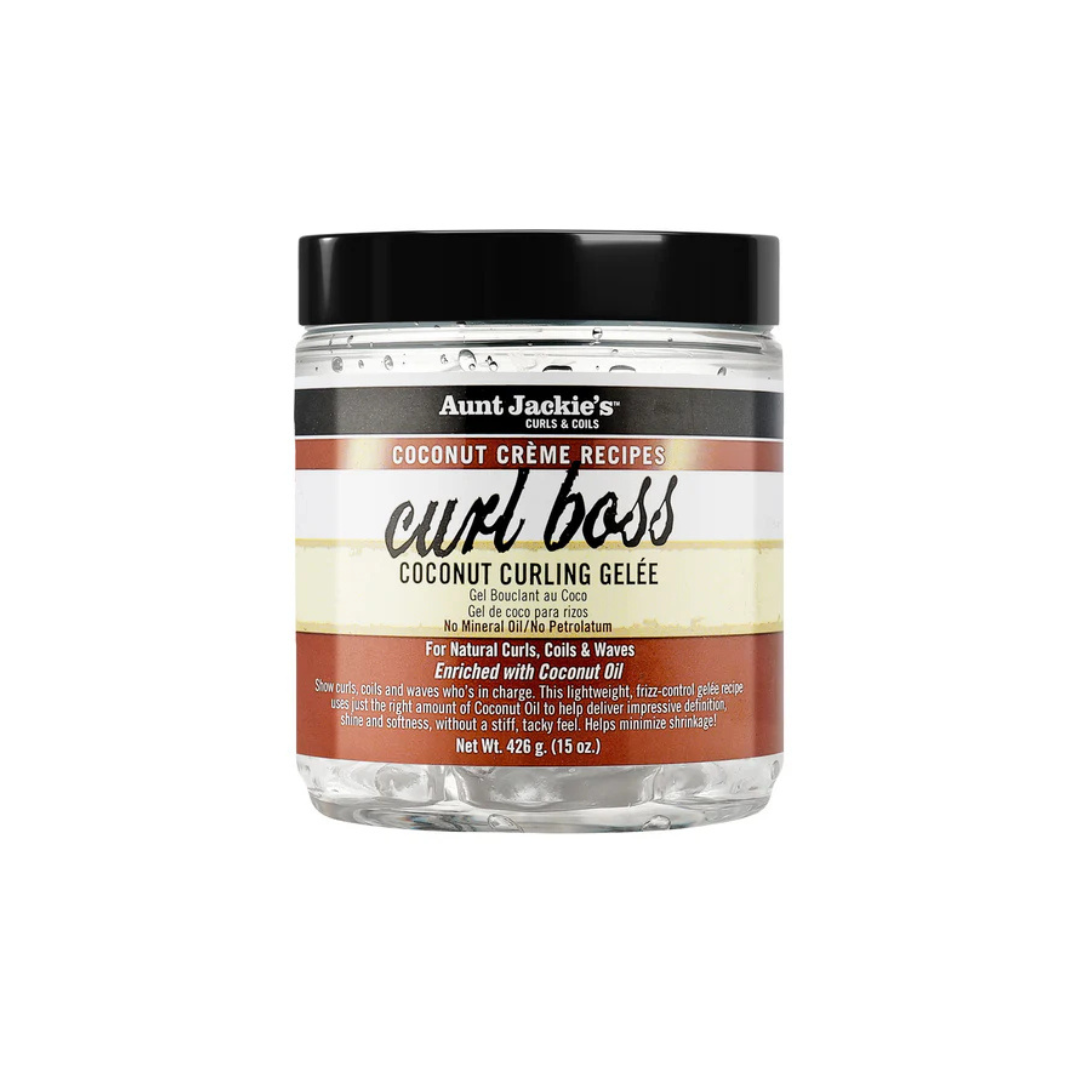 Aunt Jackie's Coconut Crème Recipes Curl Boss Coconut Curling Hair Gel 15oz