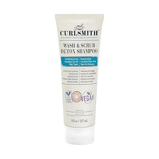 Curlsmith Wash & Scrub Detox Shampoo 8oz