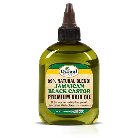 Difeel Premium Natural Jamaican Black Castor Hair Oil 2.5oz
