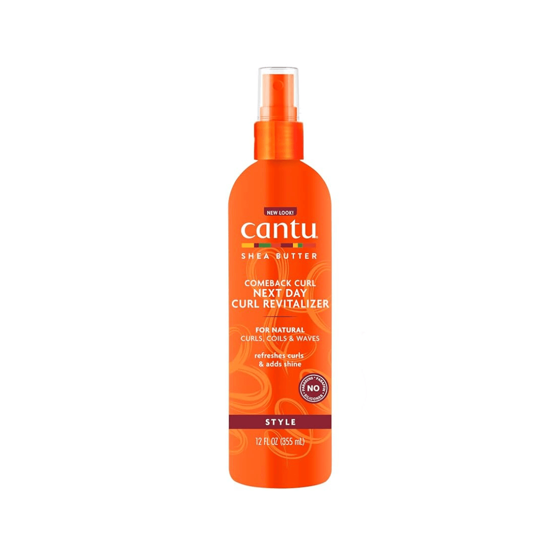 Cantu Comeback Curl Next Day Curl Revitalizer for Natural Hair with Pure Shea Butter, 12 fl oz - The Curl Lounge