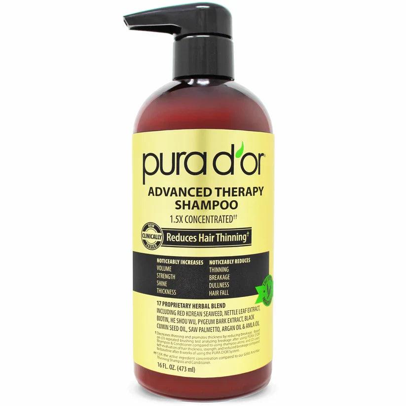 PURA D'OR Advanced Therapy Biotin Hair Shampoo - The Curl Lounge