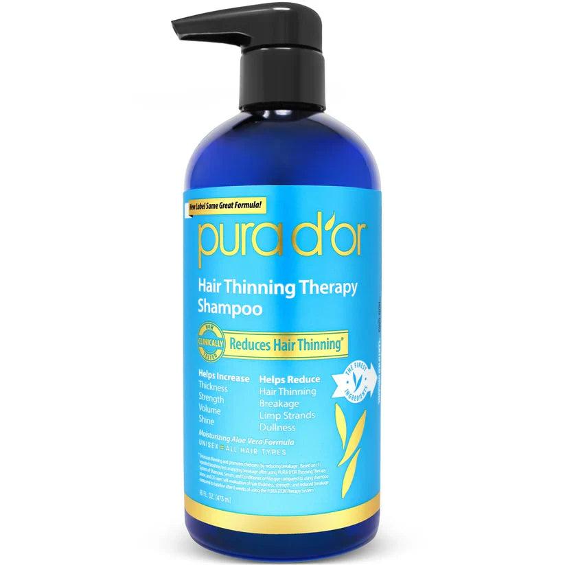 PURA D'OR Hair Thinning Therapy Biotin Shampoo - The Curl Lounge