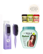 Bounce Curl Volume EdgeLift Brush Skala Babosa Volume Bundle + A Complimentary Eco Styling Gel
