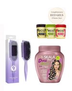 Bounce Curl Volume EdgeLift Brush Skala Dona Skala Volume Bundle + A Complimentary Eco Styling Gel