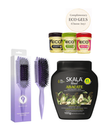 Bounce Curl Volume EdgeLift Brush Skala Abacate Volume Bundle + A Complimentary Eco Styling Gel