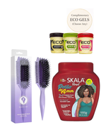 Bounce Curl Volume EdgeLift Brush Skala Love Pot Volume Bundle + A Complimentary Eco Styling Gel