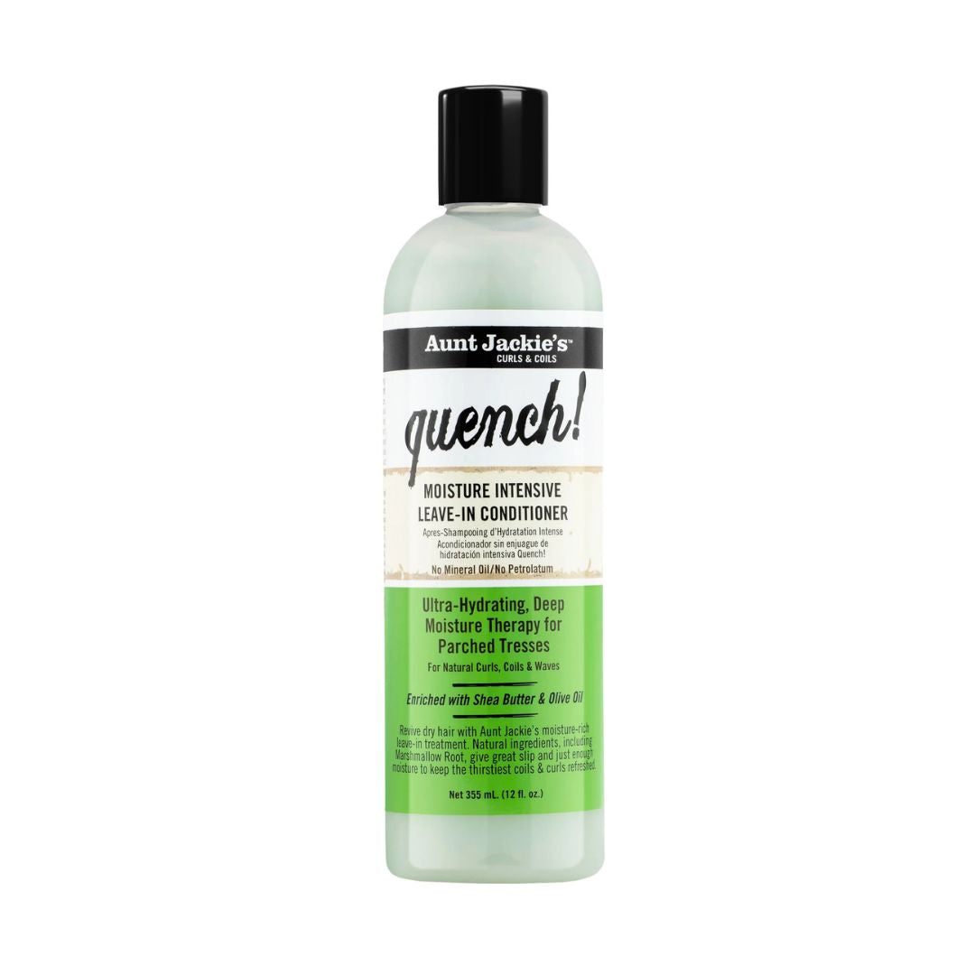 Aunt Jackie's Curls and Coils Quench Moisture Intensive Leave-In Hair Conditioner 12oz