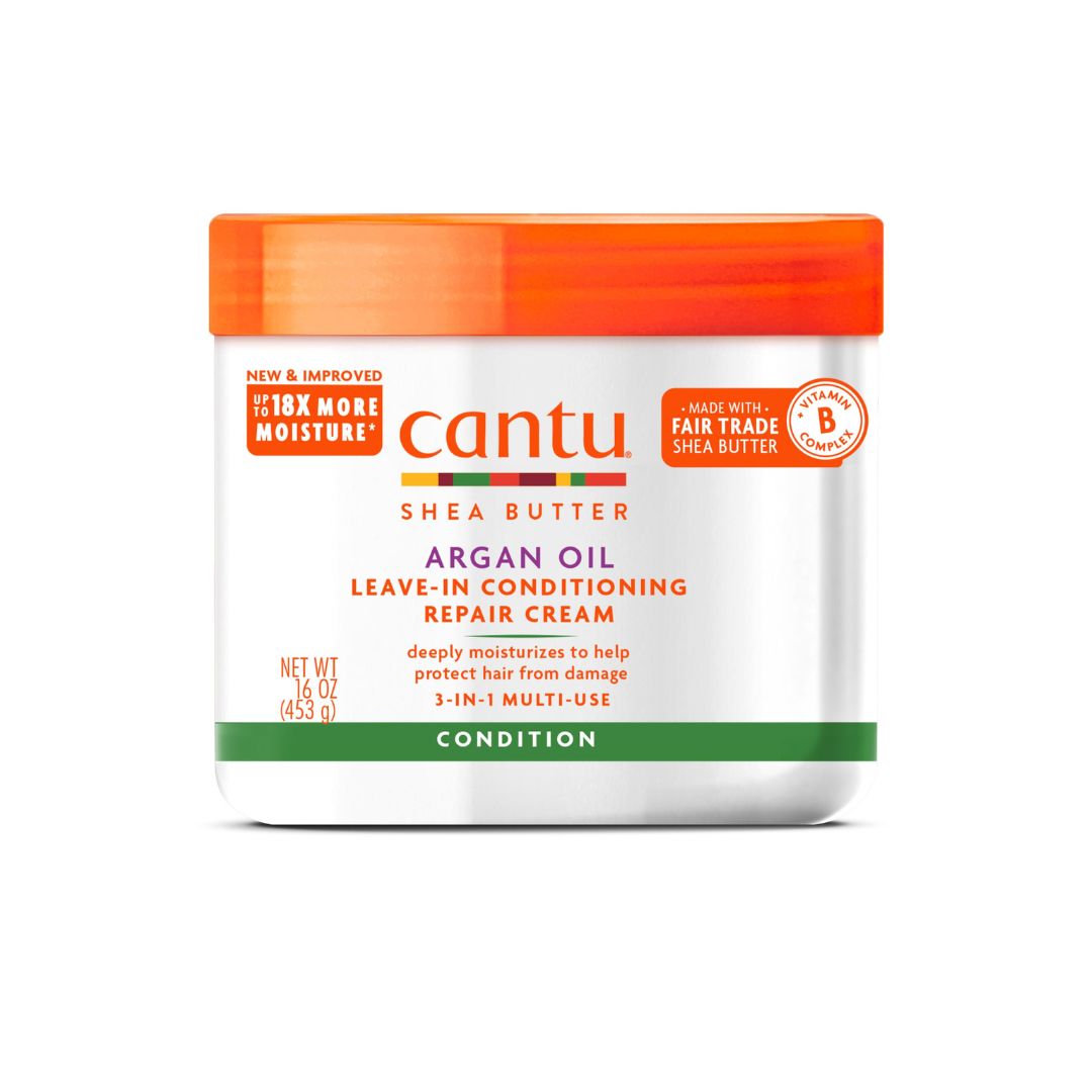 Cantu Leave-In Conditioning Repair Cream with Argan Oil 16oz