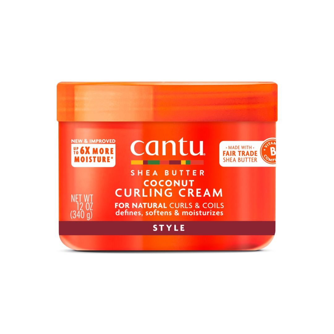 Cantu Coconut Curling Cream with Shea Butter for Natural Hair 12oz