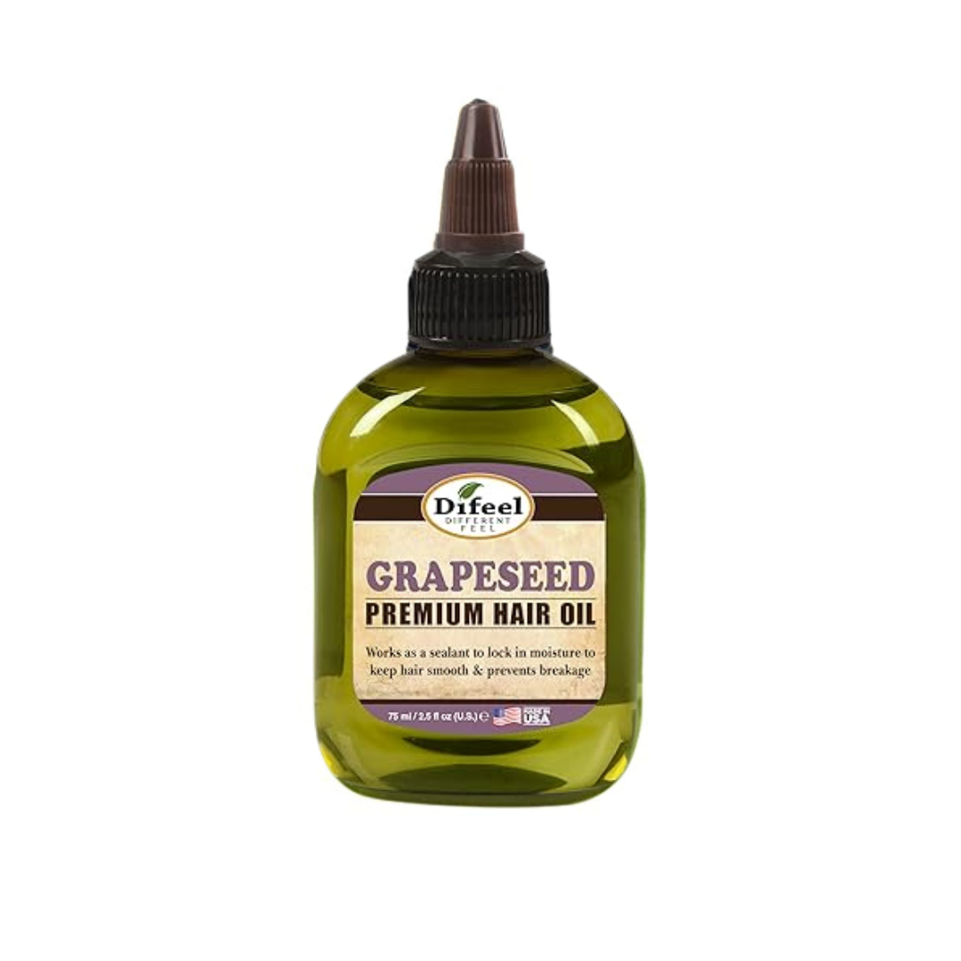 Difeel Grapeseed Premium Hair Oil 2.5oz