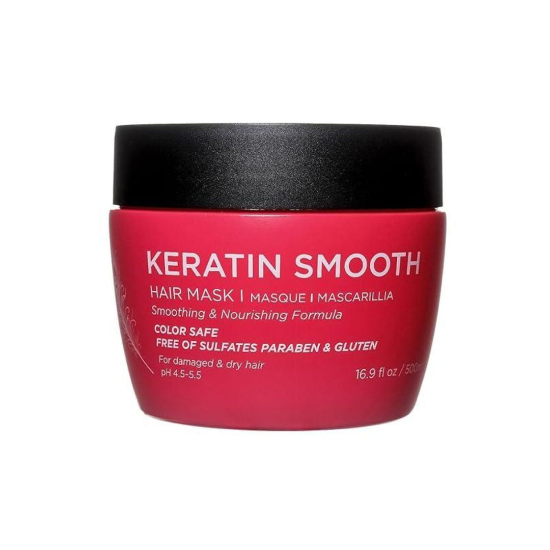 Luseta Keratin Smooth Hair Mask Hydrating & Nourishing for Dry Damaged Hair 16.9oz