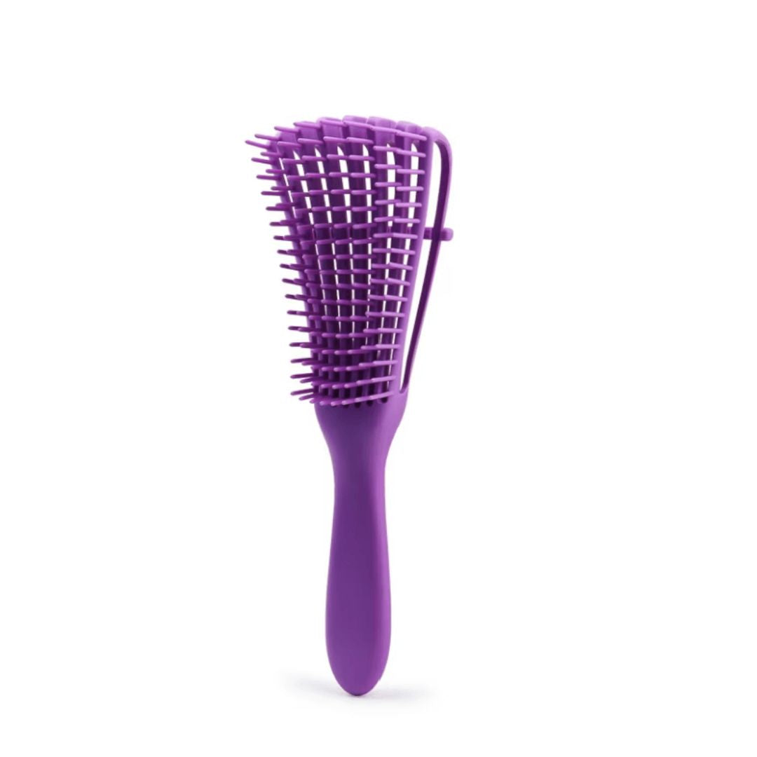 Detangling Flexi-Hair Brush for Wavy Curly Coily Hair