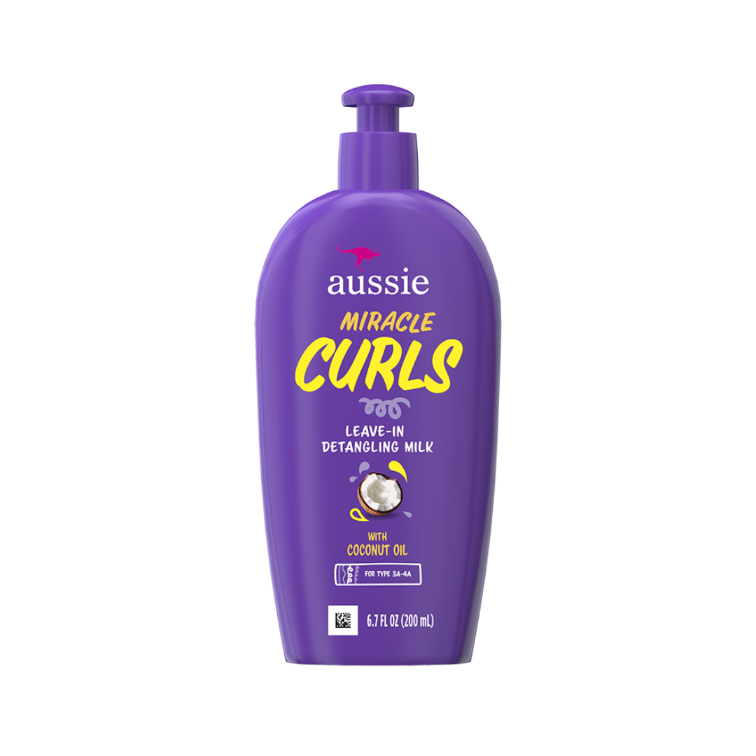 Aussie Miracle Curls Leave-In Detangling Milk 6.7oz