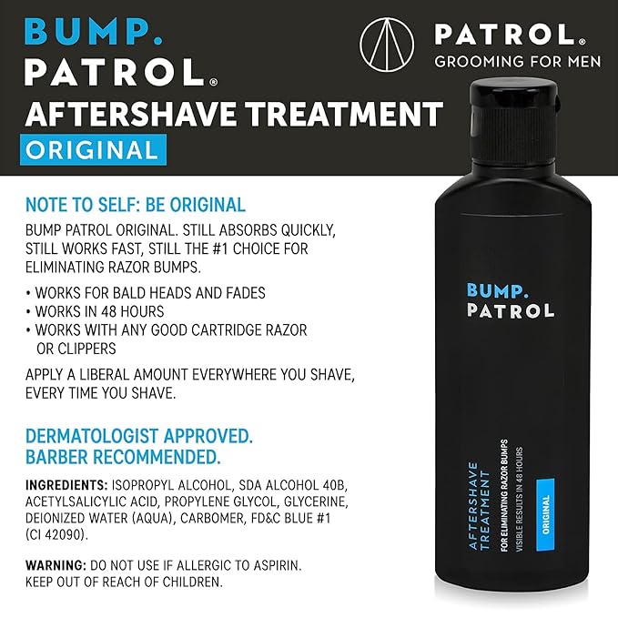 Bump Patrol Original Formula After Shave Bump Treatment Serum 2oz