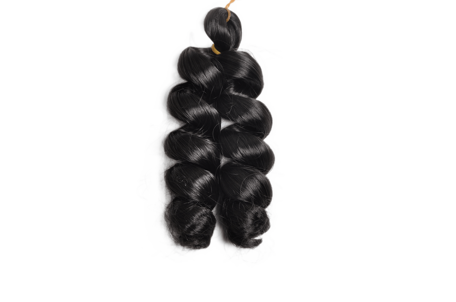 Pack of 4 Jamaican Bounce Wand Curl Crochet Braiding Hair 12 Inch – Ringlet Twist Extensions