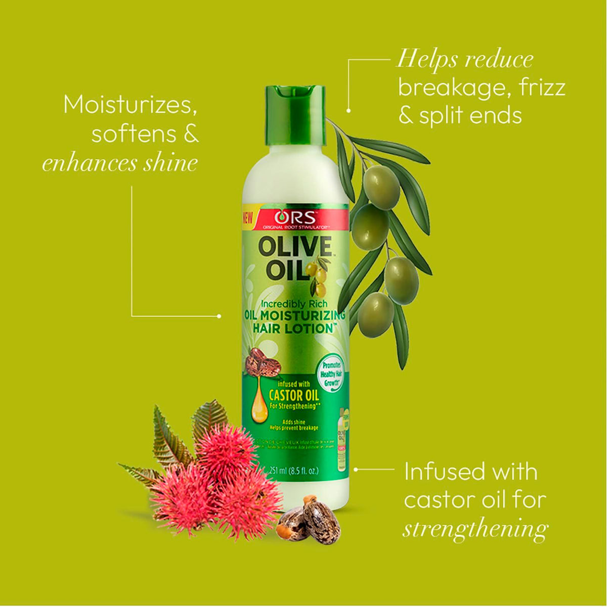 Ors Olive Oil Moisturizing Hair Lotion 8.5oz - The Curl Lounge