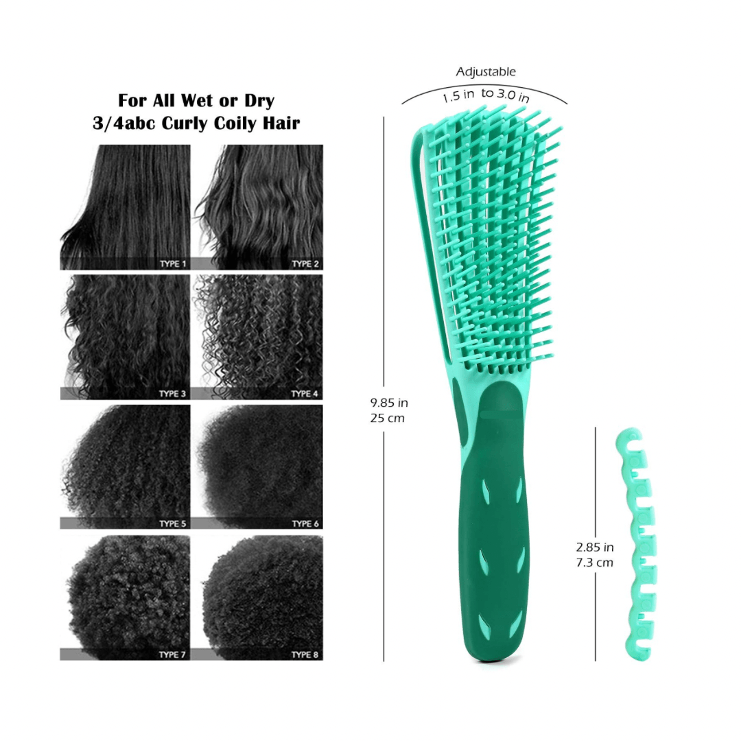 Detangling Hair Brush for Curly Kinky Straight Hair - The Curl Lounge