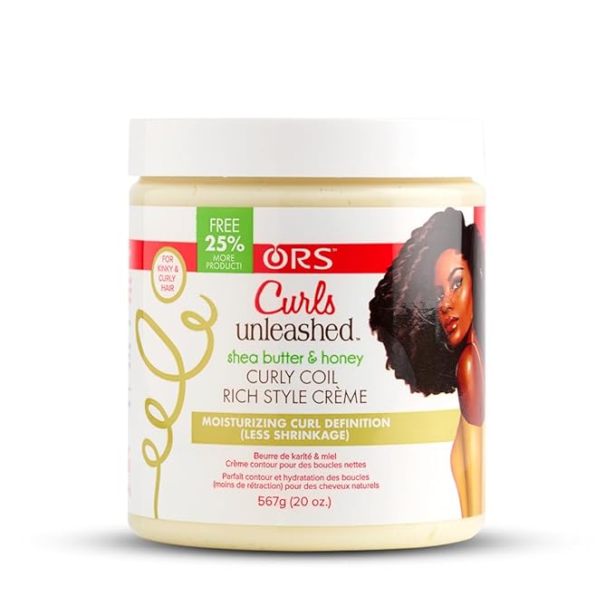 Ors Curls Unleashed Shea Butter and Honey Curly Coil Creme 20oz