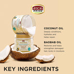 African Pride Moisture Miracle Coconut and Baobab Oil Leave-In Cream, 18 oz - The Curl Lounge