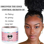 Goiple Edge Control Wax for Women Strong Hold Non-greasy Edge Smoother, Edge Wax Styling Tamer Edge Control for Black Hair No Flaking, White Residue, Shine and Smooth Strawberry Scent 4oz - The Curl Lounge