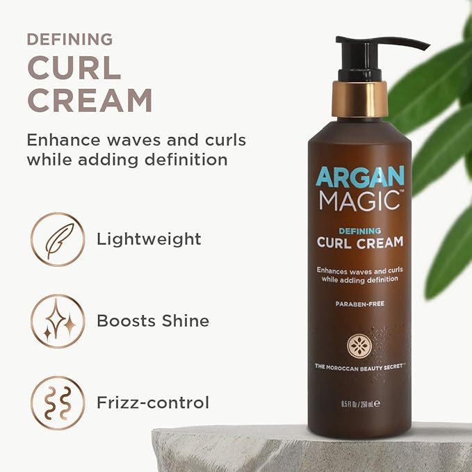 Argan Magic Defining Curl Cream 8.5oz