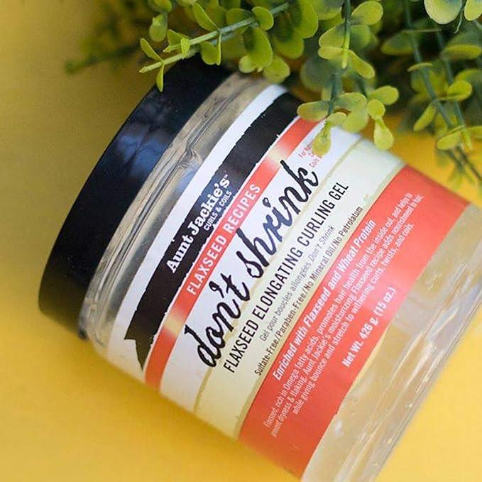 Aunt Jackie's Flaxseed Recipes Don't Shrink Elongating Hair Curling Gel 15oz - The Curl Lounge