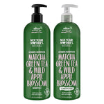 Not Your Mother's Naturals Essential Nourish Shampoo & Conditioner Set - 15.2 fl oz - Sulfate-Free Hair Products - Matcha Green Tea & Apple Blossom - The Curl Lounge