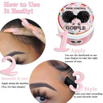 Goiple Edge Control Wax for Women Strong Hold Non-greasy Edge Smoother, Edge Wax Styling Tamer Edge Control for Black Hair No Flaking, White Residue, Shine and Smooth Strawberry Scent 4oz - The Curl Lounge