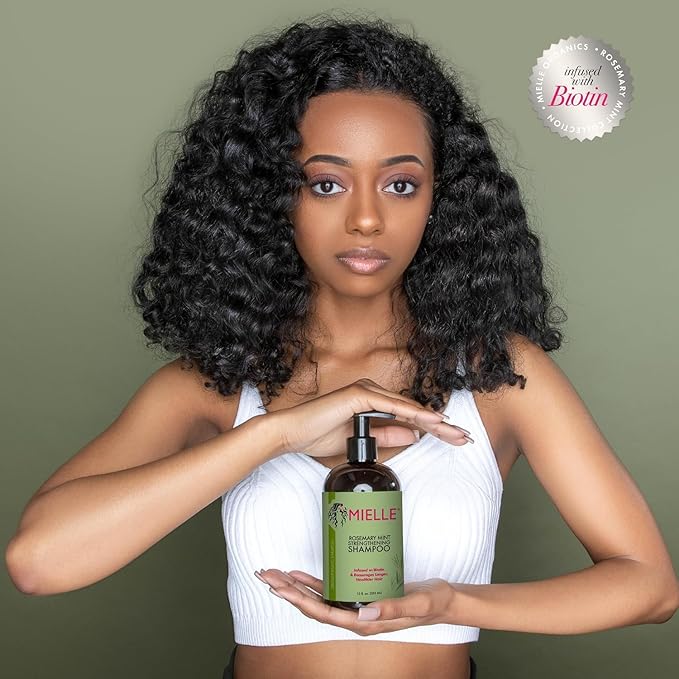 Mielle Organics Rosemary Mint Strengthening Shampoo 12oz