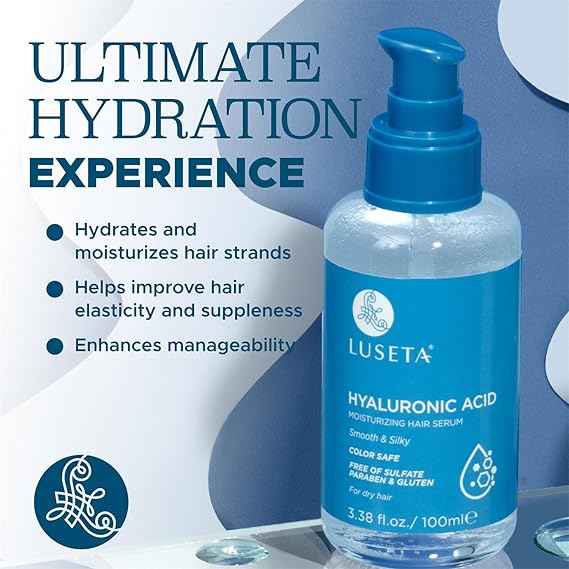Luseta Hyaluronic Acid Moisturizing Hair Serum 3.38oz