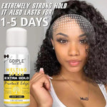 Goiple Lace Melting Spray for Wigs, Closures & Extensions - Styling Agent with Strong Natural Finish, Fast Drying, Water & Oil Resistant, Includes Hair Adhesive, Edge Control Wax & Hair Wax Stick - The Curl Lounge