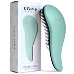 Crave Naturals Glide Thru Detangling Brush - Detangler Brush for Natural, Curly, Straight, Wet and Dry Hair for Adults and Kids - The Curl Lounge