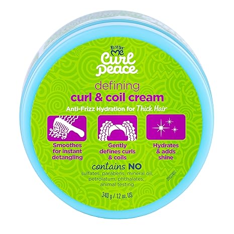 Just For Me Curl Peace Defining Curl & Coil Cream 12oz