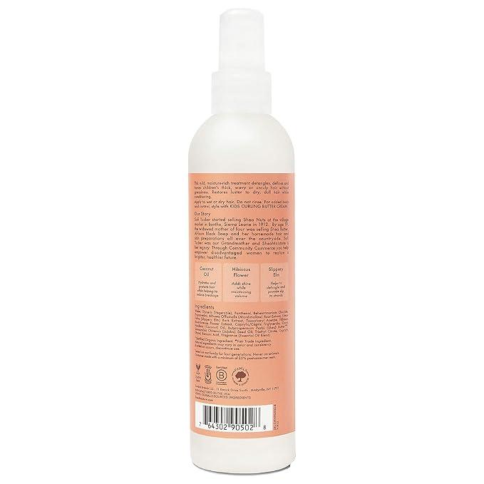 SheaMoisture Kids Extra Moisturizing Detangler for Curly Hair Coconut and Hibiscus Kids Detangler with Shea Butter 8 oz - The Curl Lounge
