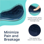 Crave Naturals Glide Thru Detangling Brush - Detangler Brush for Natural, Curly, Straight, Wet and Dry Hair for Adults and Kids - The Curl Lounge