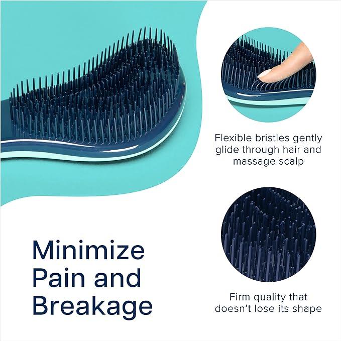 Crave Naturals Glide Thru Detangling Brush - Detangler Brush for Natural, Curly, Straight, Wet and Dry Hair for Adults and Kids - The Curl Lounge