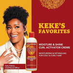 Creme of Nature, Argan Oil Moisture & Shine Curl Activator Crème, Argan Oil of Morocco, 12 Fl Oz - The Curl Lounge