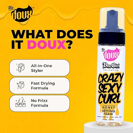 The Doux Crazy Sexy Curl Setting Foam 7oz