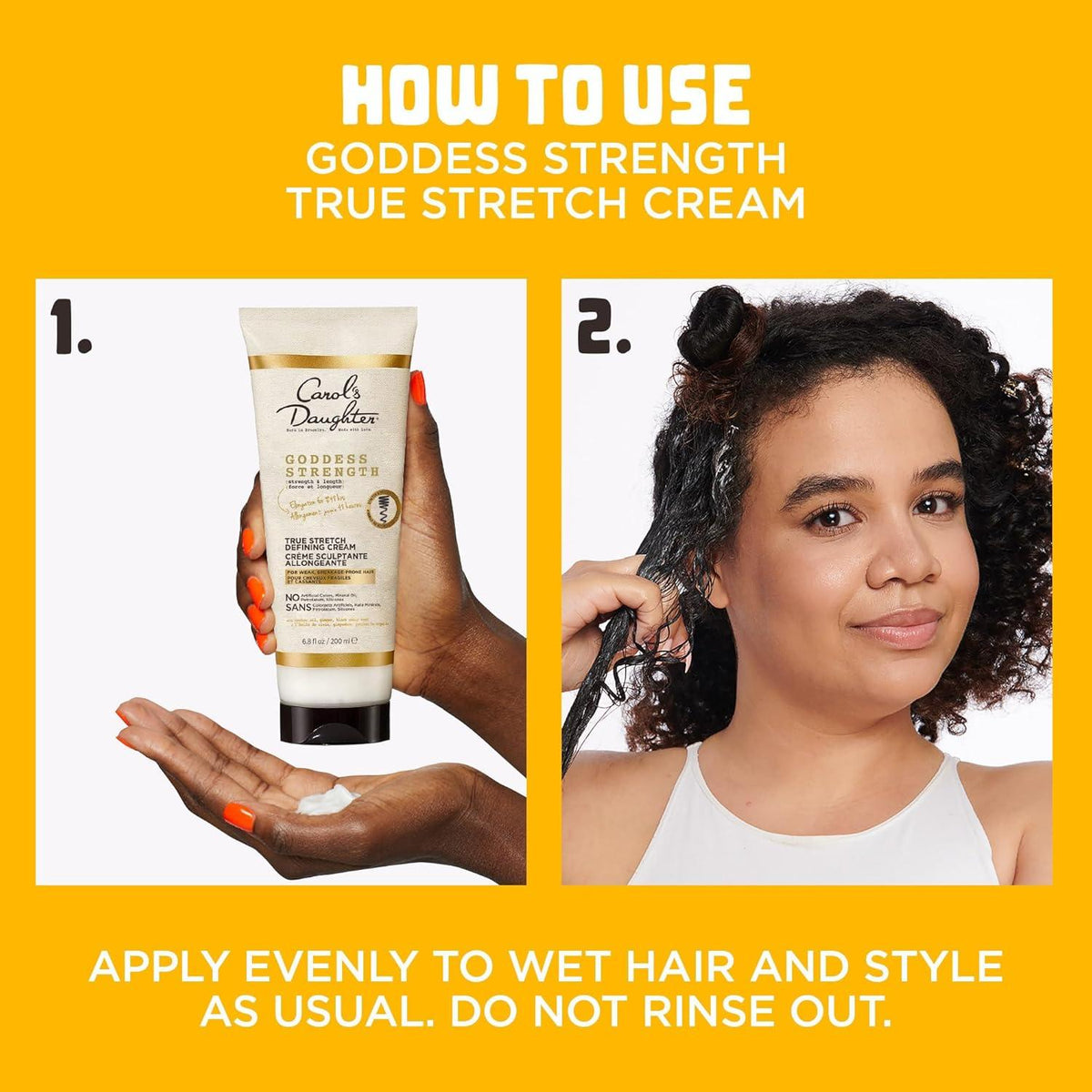 Carol's Daughter Goddess Strength True Stretch Defining Hair Cream, 6.8 Fl Oz - The Curl Lounge
