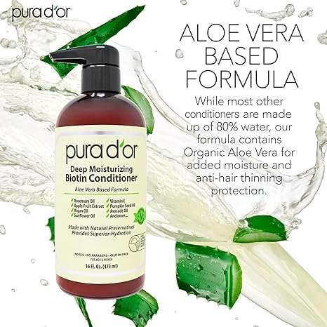 Purad'or Deep Moisturizing Biotin Conditioner 16oz