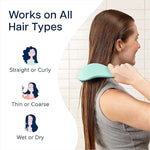 Crave Naturals Glide Thru Detangling Brush - Detangler Brush for Natural, Curly, Straight, Wet and Dry Hair for Adults and Kids - The Curl Lounge