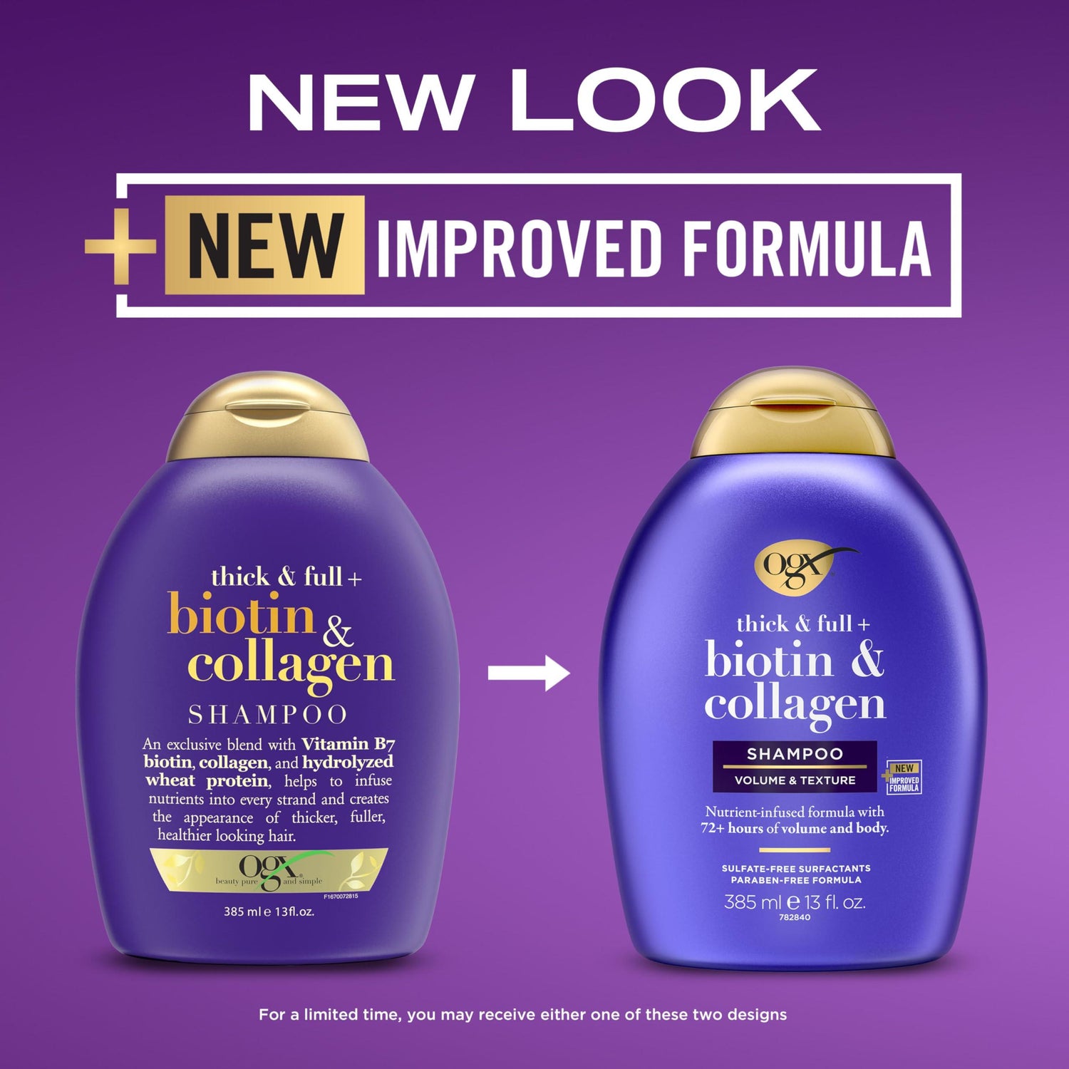 OGX Thick & Full + Biotin & Collagen Volumizing Shampoo - The Curl Lounge