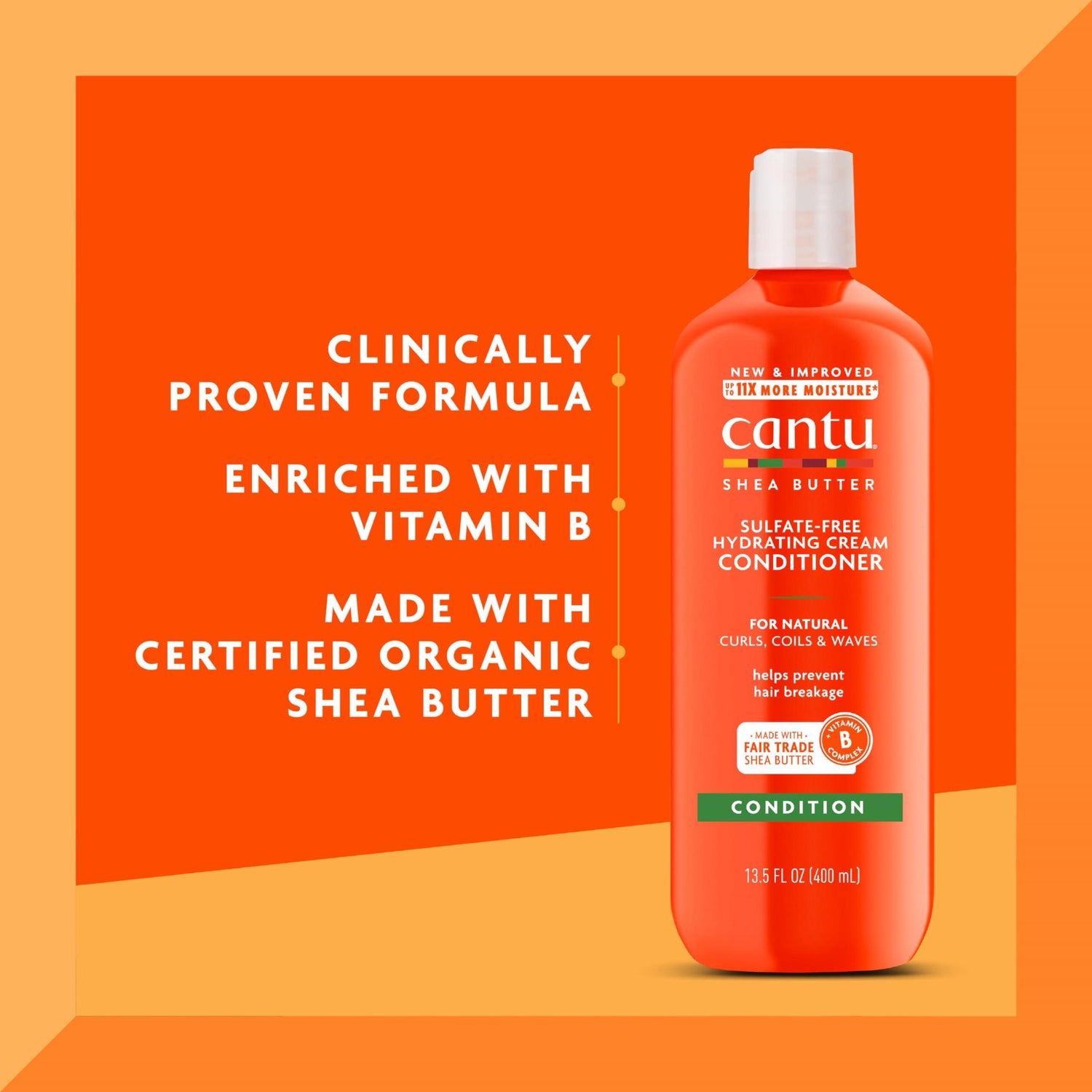 Cantu Natural Hair Conditioner Hydrating (Sulfate-Free)13.5oz - The Curl Lounge