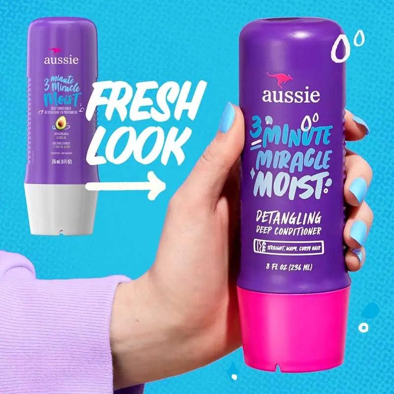 Aussie 3 Minute Miracle Moist Deep Conditioner, 8 oz - The Curl Lounge