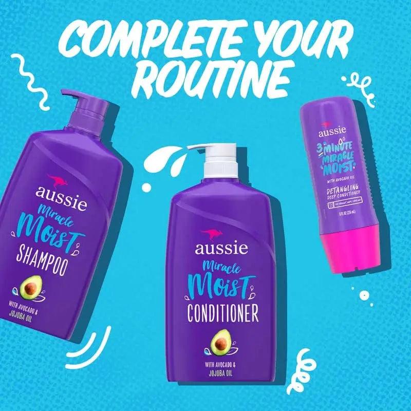 Aussie 3 Minute Miracle Moist Deep Conditioner, 8 oz - The Curl Lounge