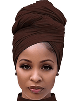 Hair Scarf Head Turban Hijab Fashion Headdress African Wrap - The Curl Lounge