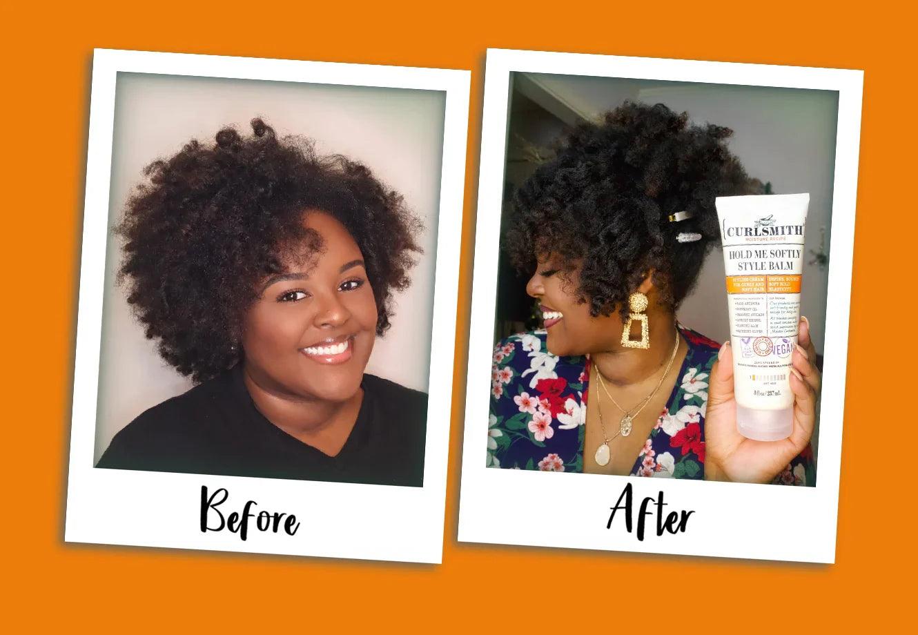 CURLSMITH - Hold Me Softly Style Balm - Vegan Soft Hold Styling Cream - The Curl Lounge