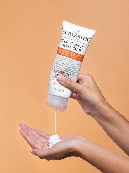 CURLSMITH - Hold Me Softly Style Balm - Vegan Soft Hold Styling Cream - The Curl Lounge