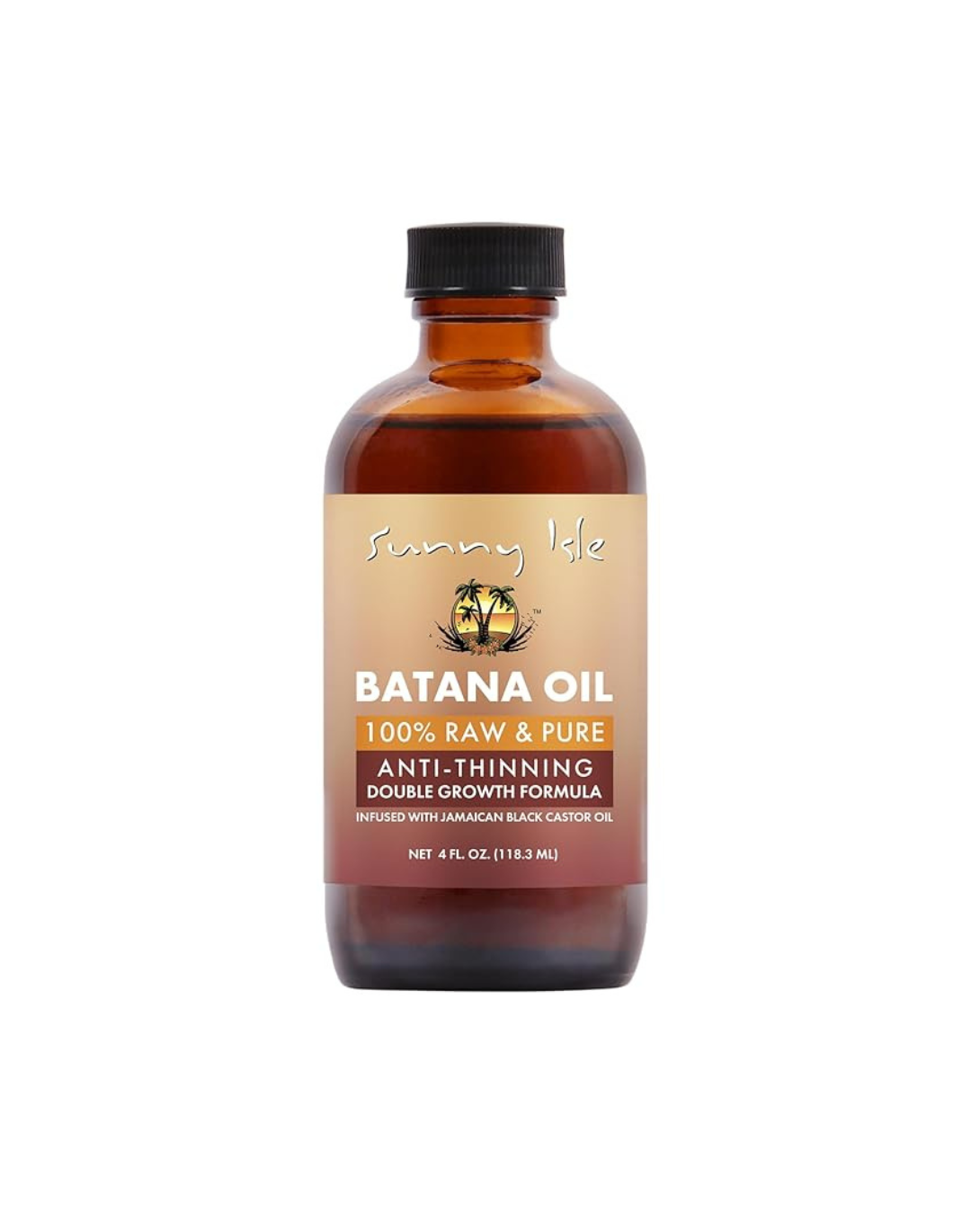 Sunny Isle Batana Oil Infused With Jamaican Black Castor Oil - 4 oz